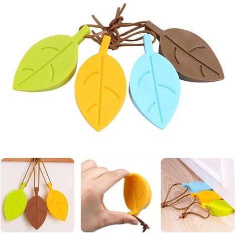 Cale Porte - Silicone - 4 Pcs - Couleurs Variées - Flexible - Design Dessin Animé (1/4)