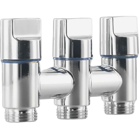Valve D'Angle à 3 Voies Améliorez la Fonctionnalité de Votre Maison ou Vos Espaces Commerciaux avec Vanne Dérivation Trois Voies,A (1/4)