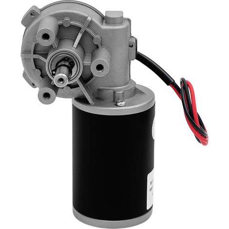 Moteur à engrenages CC 45 W 24 V CC Vitesse nominale : 160± 20 tr/min à couple élevé – Moteur à courant continu pour portes automatiques, systèmes de convoyage (1/5)