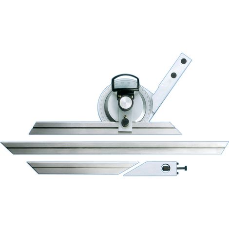 Jeu de rapporteurs d'angle universels, Glissière : 150 200 300 mm (1/2)