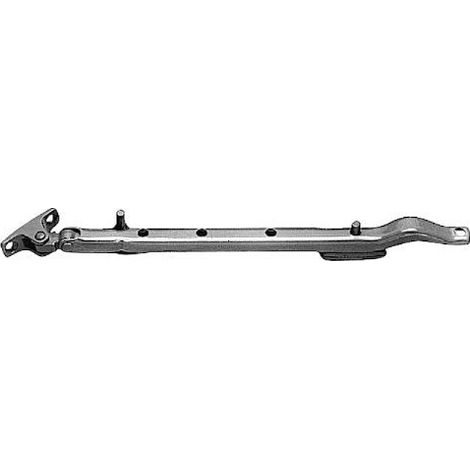 Alberts 210557 Arret de volet, pour vasistas et fenetres a chassis tournant, plastifie, en noir, longueur totale 285 mm