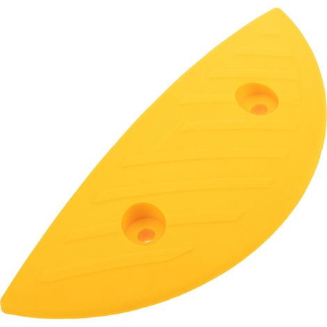 PrimeMatik - Ralentisseur pour les voitures 110 x 300 x 40 mm jaune (1/5)