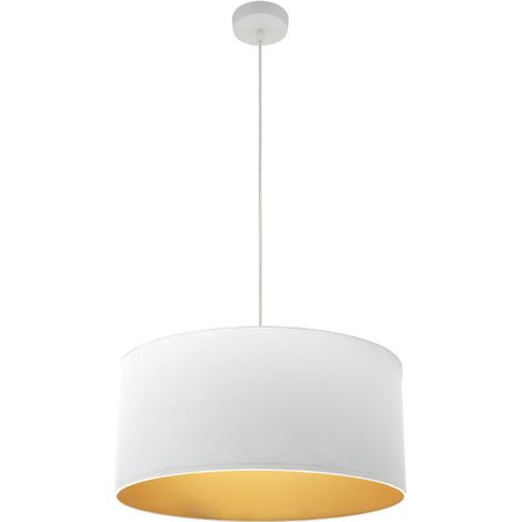 Colgante Anuska 1xe27 Blanco/blanco-oro Regx50x50 Cm (1/2)