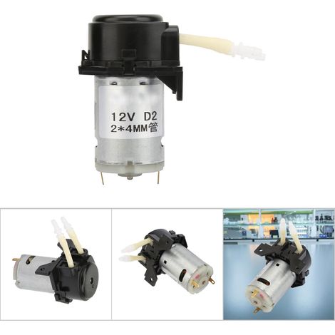 12V Peristaltikpumpe 24mm für Flüssigkeitsdosierung, Labor- und Heimwerkeranalysen (Schwarz) (1/5)