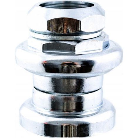 Jeu De Direction - Fileté 1 Pouces - Pour Fourche Pivot 25 4 Mm - Tube Direction Lisse 30 Mm - EC29 - Acier - 134 G (1/2)