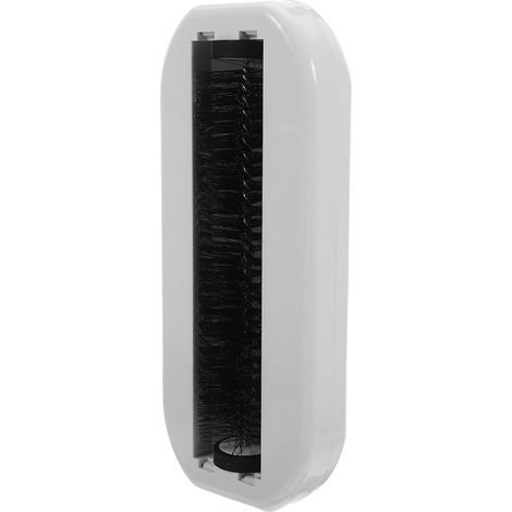 Brosse ramasse-miettes roulante avec poignée ergonomique - Pour peluches et poils - Pour dessus de table et meubles rembourrés - Collecteur de miettes polyvalent pour bols de fruits (1/5)