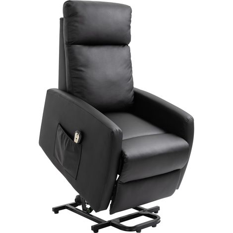 Fauteuil releveur électrique HECTOR noir (1/5)