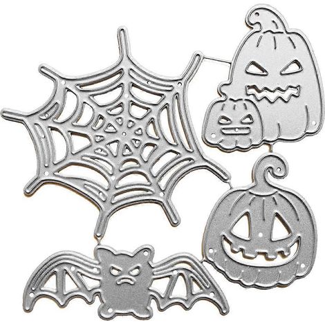 Stanzformen für Halloween-Geister aus Metall, Schablonen zum Selbermachen, zum Ausschneiden von Scrapbooks, Alben, Papier und Karten, Prägen