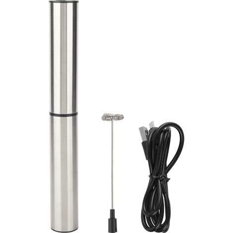 Batteur électrique rechargeable USB pour œufs, lait, café, thé – fouet automatique à lait portatif multifonction