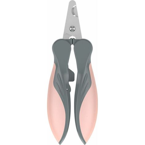 Ciseaux à ongles pour chat, petite pince de toilettage pour chien (petit rose)