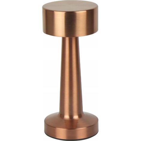 Emos RIWIA lampada da tavolo elegante in oro rosa