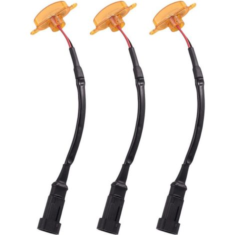 Feux de jour à DEL en trois parties et feux à DEL pour la calandre du pare-chocs avant (calandre exclue) applicables aux modèles F150/F250 Raptor 2004-2014 et 2014.