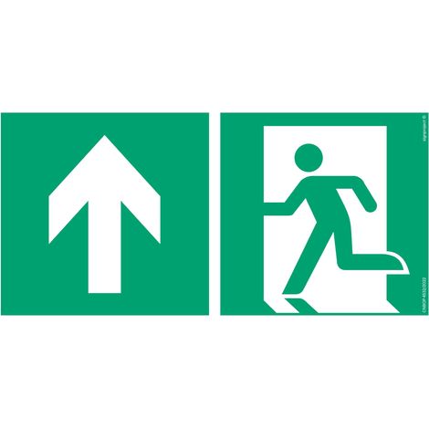 AE090 Richtung zum Ausgang des Notausgangs, Treppe links hinauf AE090 Richtung zum Ausgang des Notausgangs, Treppe links hinauf 300x150