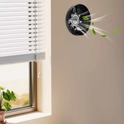 YISSALE-Abluftventilator - leistungsstarker Lüftungsventilator für Zu- und Abluft, geeignet für Werkstatt, Keller, Lager, Küche, Fabrik und Büro, leise und energieeffizient, für Dauer- und Intervallbe (1/5)