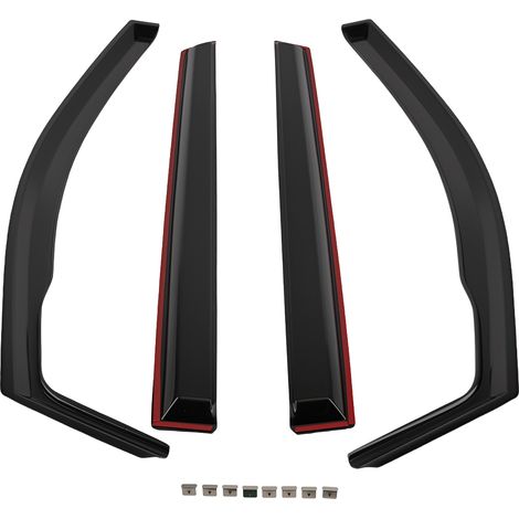 Wind Deflectors for Peugeot 5008 2016-2024 Acrylic Weathershields Black 4Pcs (1/5)