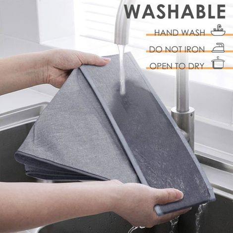 1 Organisateur de chaussettes, 24 compartiments, tissu PBT, panneau PP, pliable, pour placard, chambre, bureau (1/5)