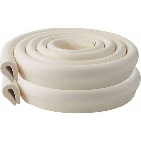 Angles et Rebords pour Bébés, 2M 2 Set Mousse Sécurité Rouleau de Mousse Antichoc pour Bébé sur Coins de Murs,des Meubles,Bords de Table (1/5)