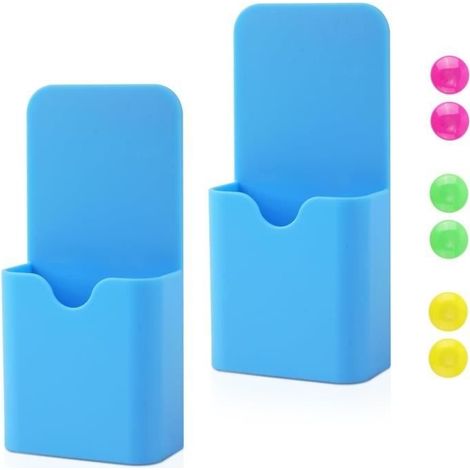 Rangement Crayon Mural - Non spécifié - Lot de 2 - Magnétique - 6 Perles Incluses - Plastique de Qualité (1/4)