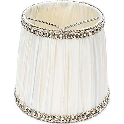 SJLERST 6Pcs Abat-jour en Tissu Moderne Lustre Lampe de Table Couverture pour Vis E14 Accessoire de Maison (1/5)