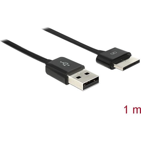 Delock sync- and charging cable usb 2.0 male  asus eee pad 36 pin male 1 m