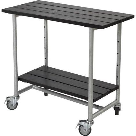 Plus Pflanztisch Urban schwarz 100x50x90cm rechteckig Gartentische (1/3)