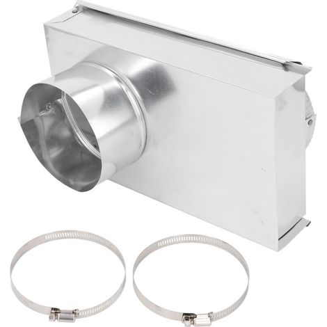 Eosnow Périscope d'aération de sèche-linge en alliage d'aluminium, Kit Anti-colmatage réglable de 0 à 5 pouces, connecteur 4 pouces (1/4)
