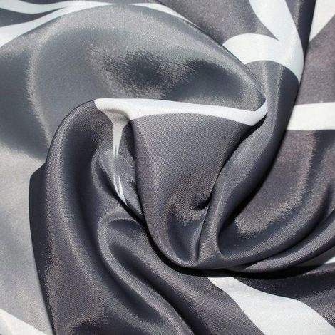 Rideau De Douche - 180x200 Cm - Polyester Impermeable Anti-moisissure - Noir Et Blanc Degradé - 1 Unite (1/5)