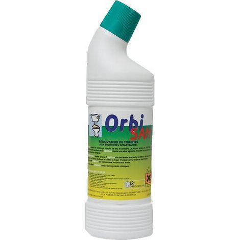 Rénovateur de porcelaine 750 ml – Détartrant pour lavabo et WC – Supprime tartre et rouille – Inoffensif fosses septiques – Orbi France