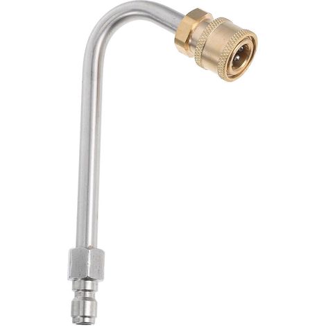Rallonge de lance pour nettoyeur haute pression en forme de J pour un nettoyage rapide et multi-usages (1/5)