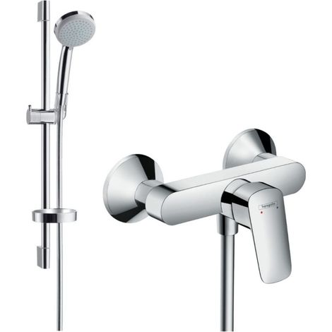 Conjunto de ducha HANGROHE Croma Vario + mezclador mecánico Logis