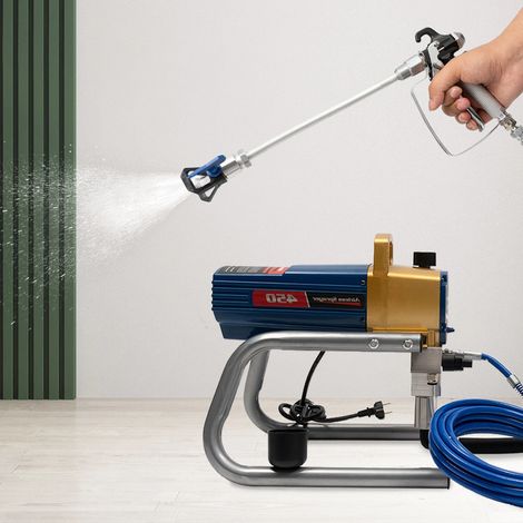 Pistolet Peinture Pulvérisateur de Peinture Sans Air Pistolet de Pulvérisation 2.8L/min pour Peintures Murales, Laques