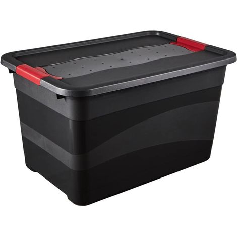 Caja de almacenamiento keeeper eckhart 52l apilable resistente (1/5)