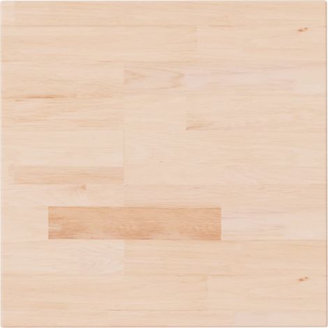 Dessus de table Dessus de bureau Plateau de table carré 40x40x4 cm Bois chêne massif non traité