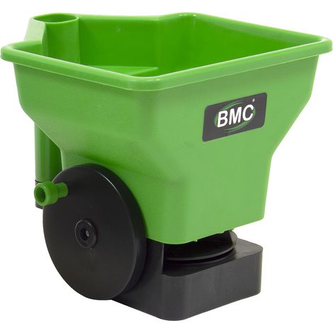 BMC Handheld Fertiliser Seed & Salt Spreader, Lawn Feed, 2.5L Hopper, 2m Spread Width (1/2)