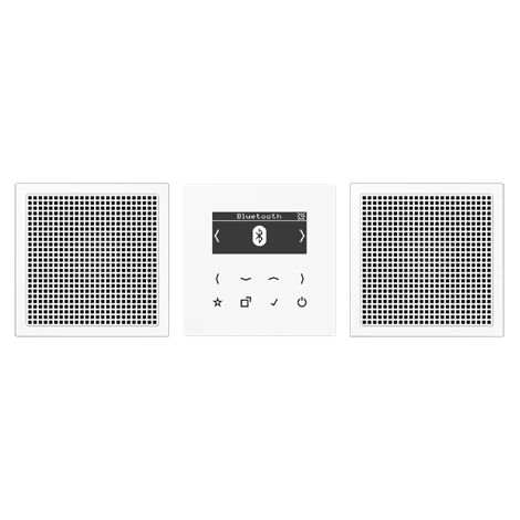 Jung Smart Radio DAB+ Bluetooth®, Set Stereo, Serie LS, alpinweiß DAB LS2 BT WW