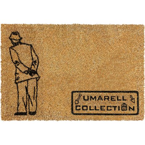 Zerbino In Cocco Da Ingresso Umarell Collection Antiscivolo Tappeto AsciugaPassi Facile da Pulire Antibatterico Resistente Rettangolare Anziani Che Guardano I Cantieri Lavori Zerbini Divertenti Simpat (1/5)