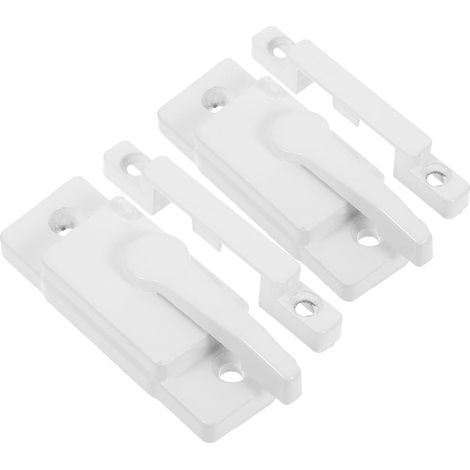 2ensembles Lot De Verrous De Sécurité Blancs Pour Fenêtres Coulissantes à Came Compatibles Fenêtres Coulissantes Verticales Et Horizontales