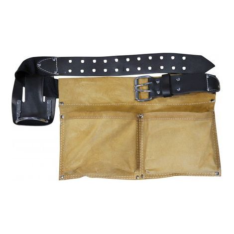 Poche d'électricien, Sacoche à Outils Professionnelle, Hardware Tools Sac Ceinture,Réglable Porte-Outil Sac de Ceinture avec Plusieurs Poches pour Outils Marteau Lampe de Poche et Clés. (1/5)