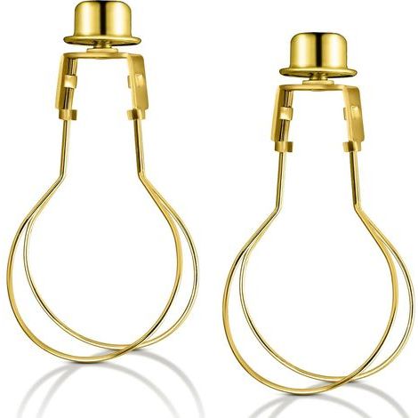 Lampenschirm- und Glühbirnenclip-Adapter, 2er-Pack, aufsteckbarer Lampenschirmadapter zur Befestigung von Lampenschirmen. (1/5)
