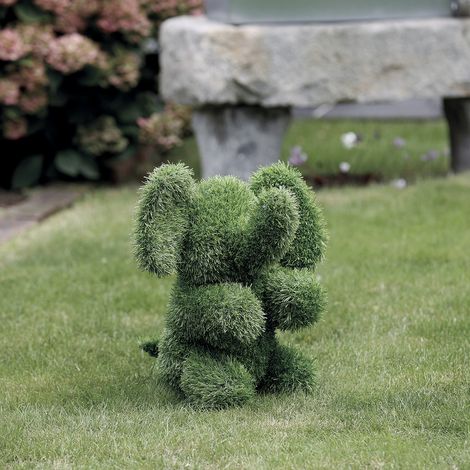 FIGURA DECORATIVA ELPHY 25X25X35 CM VERDE NORTENE (1/2)