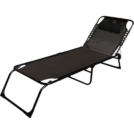 Marbueno Tumbona Plegable Acero Cojin Jardin y Piscina (1/3)