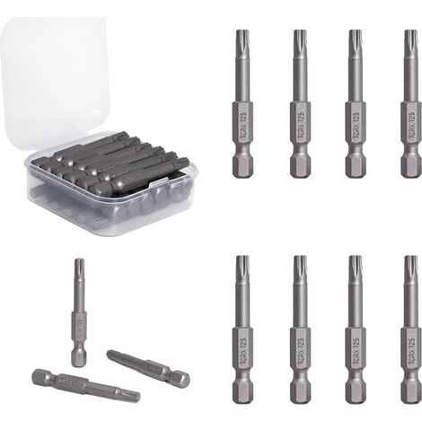 18 Embout Torx, T25 Acier S2, 50 mm Magnétique, Outils Électriques, Réparation Automobile (1/5)