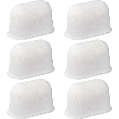Lot de 6 filtres à eau en résine pour machines à café, compatibles avec les machines expresso Breville BWF100, 870, 878, 880, 860, 840, 810, 450 et 500. Anticalcaire et élimination du chlore. (1/5)