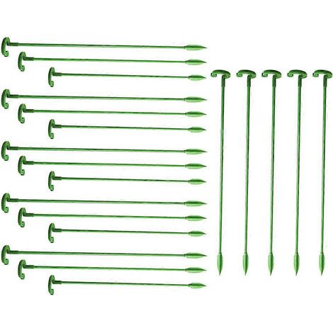 Tuteurs pour orchidées, lot de 100 supports verts pour jardin. (1/5)
