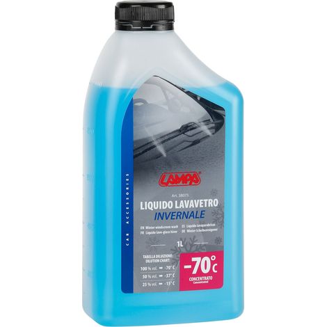 Liquido lavavetro invernale, concentrato (-70°C) - 1000 ml