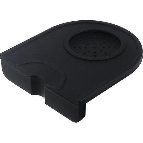 Tapis de tasseur à café en silicone alimentaire, coins antidérapants, idéal pour barista, cuisine, bar ou café (grand modèle) (1/5)