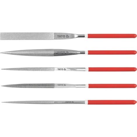 Juego de agujas Yato Diamond. 5 piezas/180 mm 6156