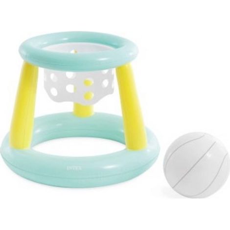 Il basket a palla gonfiabile mega floating Hoops di Intex offre un divertimento ricco di azione sia in piscina che fu (1/3)