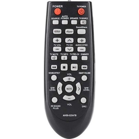 Télécommande de remplacement compatible avec barre de son Samsung AH59-02547B – Fonctionne avec modèles récents et anciens (1/5)