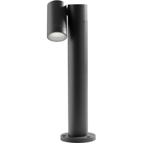 Lanterne d'extérieur gea led ges1120 45h gu10 led anthracite lampadaire orientable moderne spot en aluminium